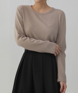 ROUND T-SHIRT.002 -Angora/4color