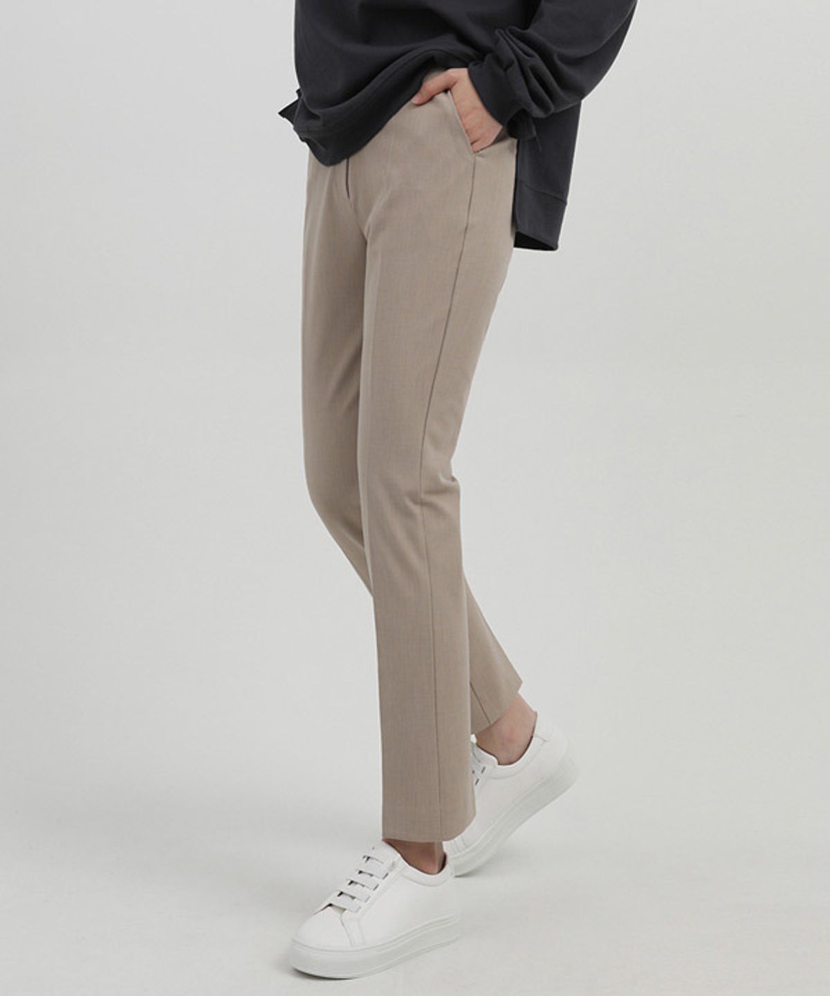 엘뮤즈(LMUSE) [150/160.ver]  STRAIGHT SLACKS.001 -3color/4size