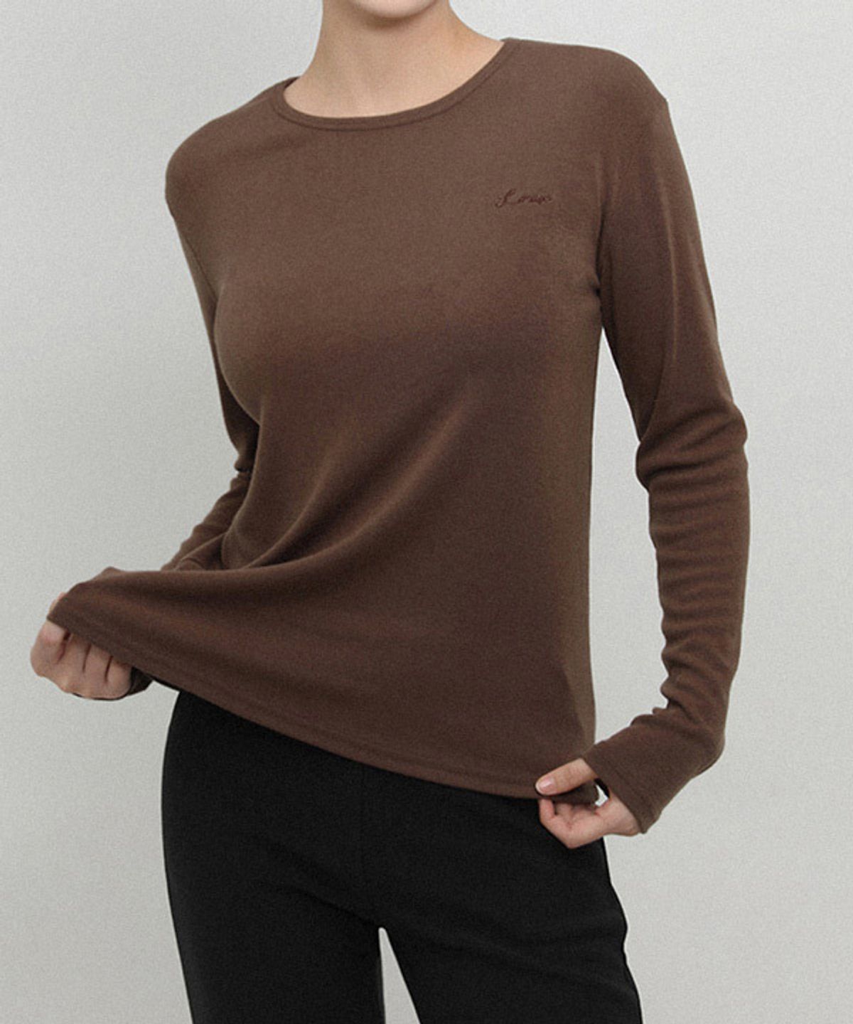 엘뮤즈(LMUSE) ROUND T-SHIRT.009 -4color