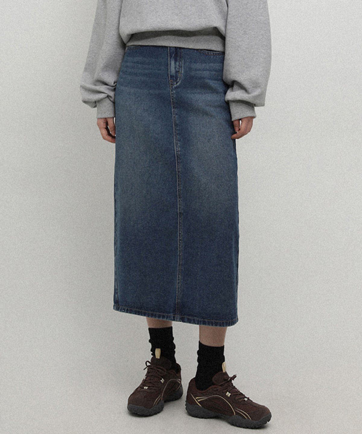 엘뮤즈(LMUSE) [150/160.ver] LONG SKIRT.009 -1color/3size