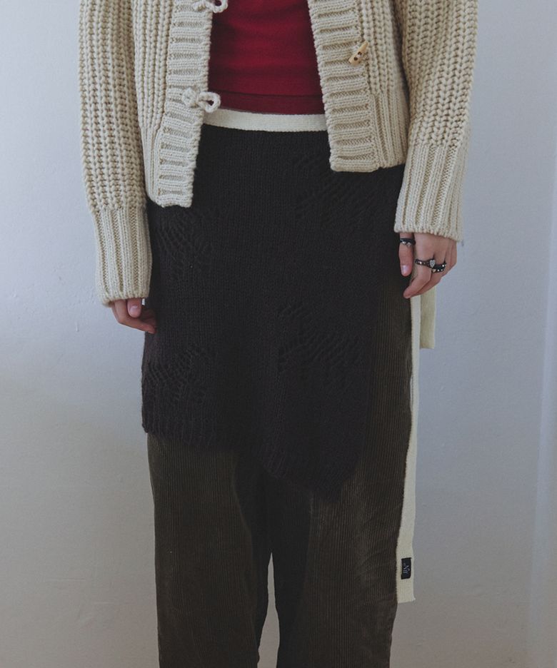 epona layered skirt-brown