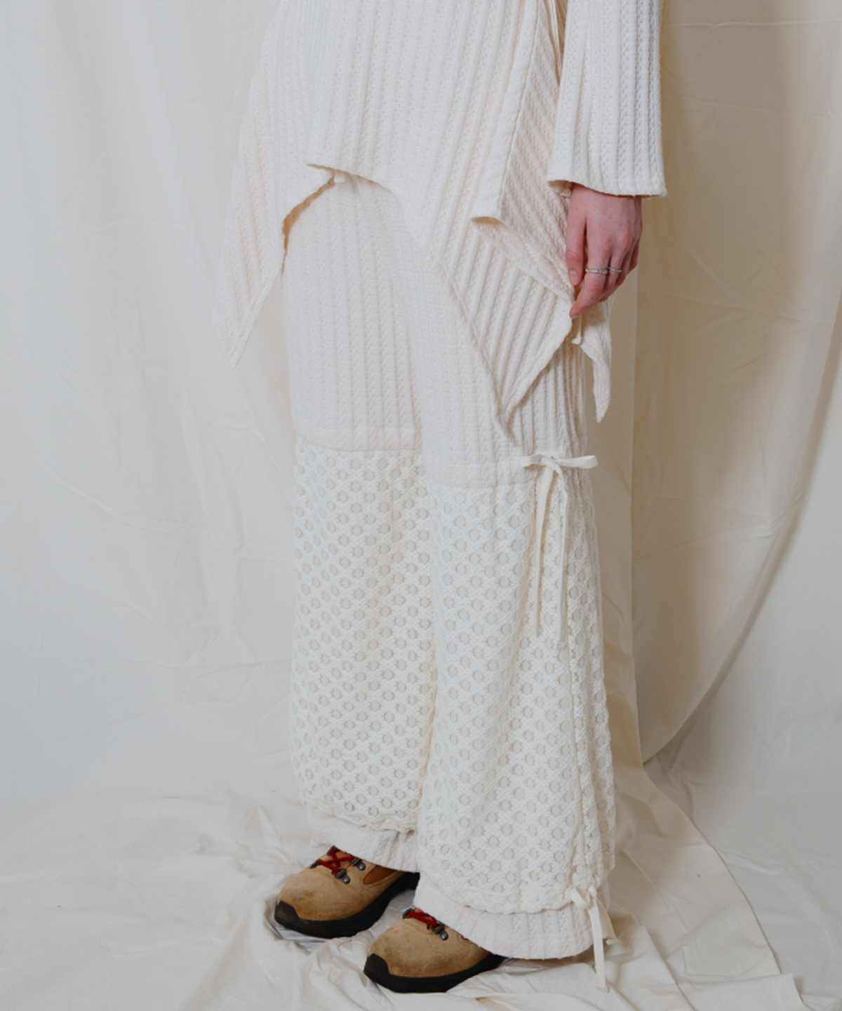 테레루(TERERU) Layered String Pants Ivory