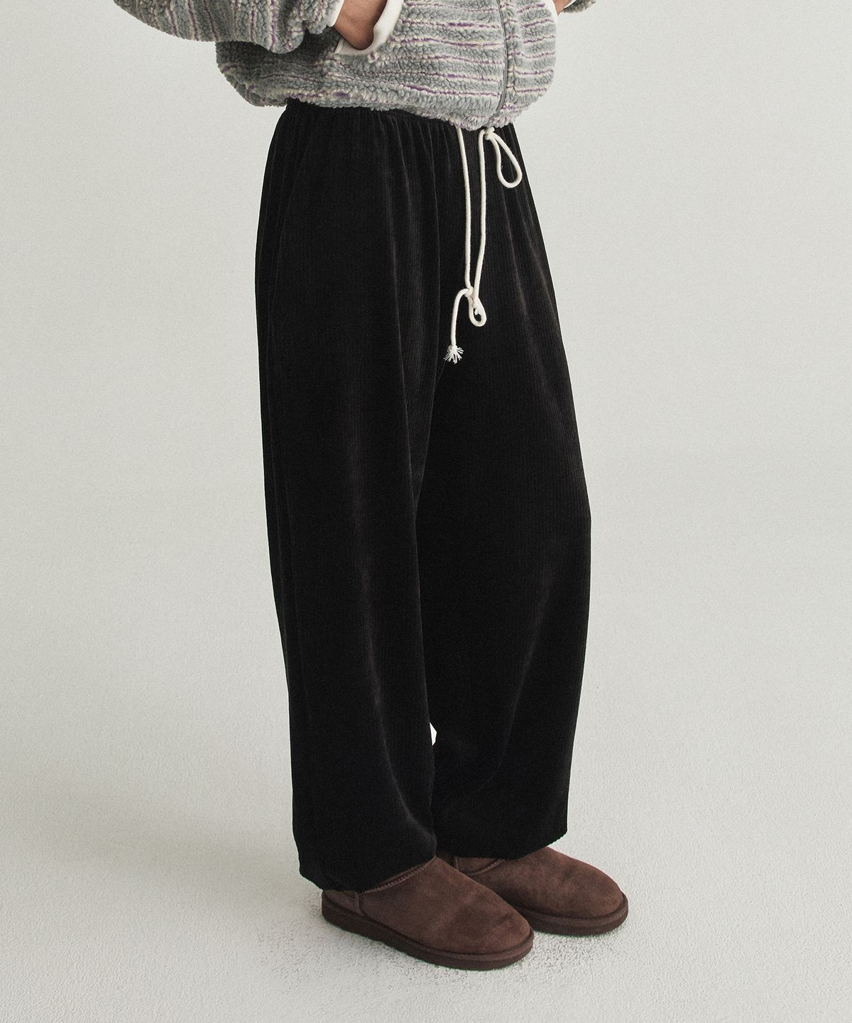 디어스토커(DEARSTALKER) NELLA BALLOON JOGGER PANTS - BLACK