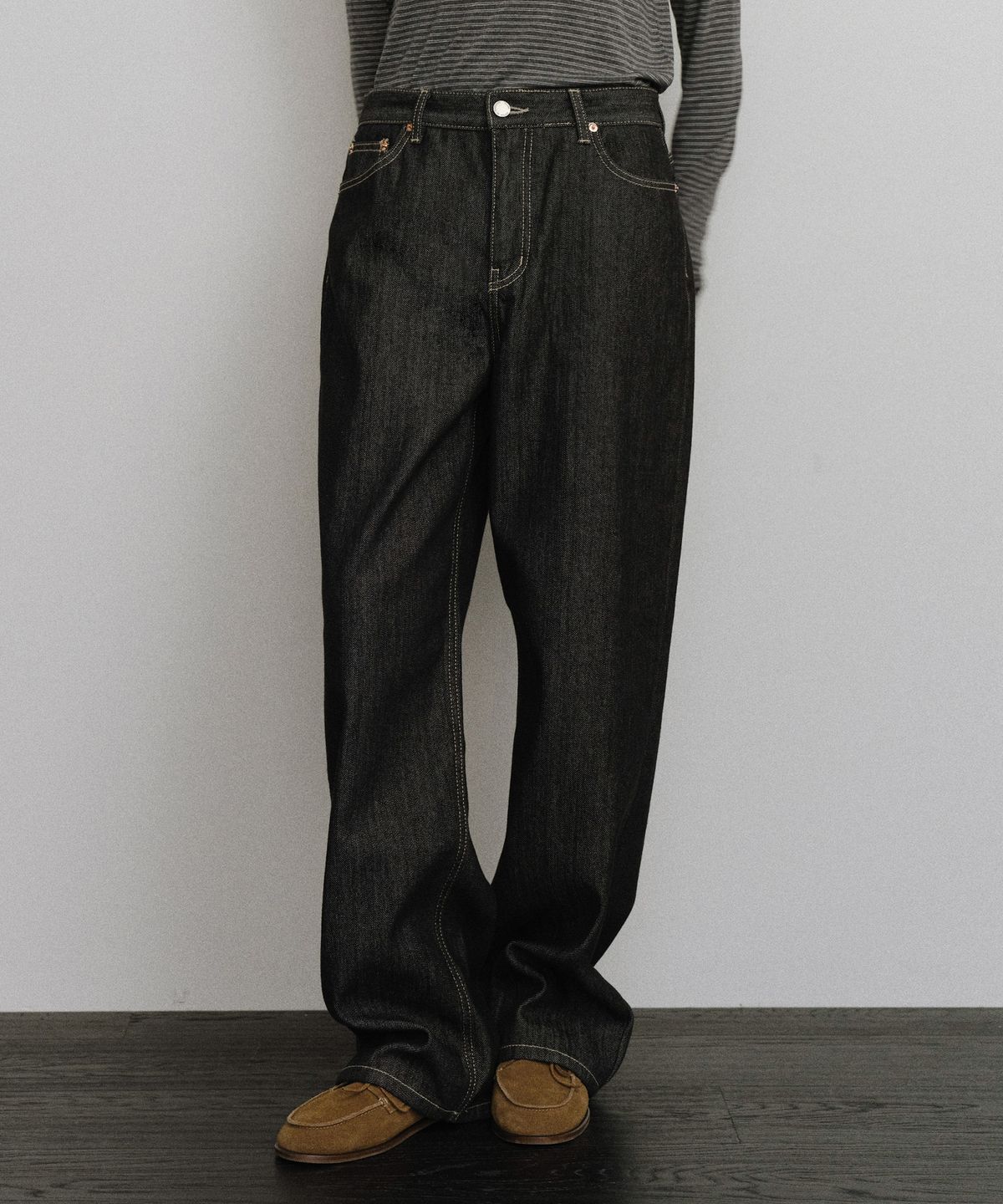 유라고(URAGO) Winter wide raw denim