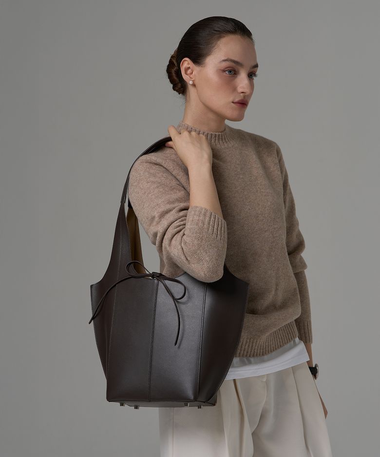 Onnete Tote Bag M - Espresso Brown (오네뜨 토트백 M)