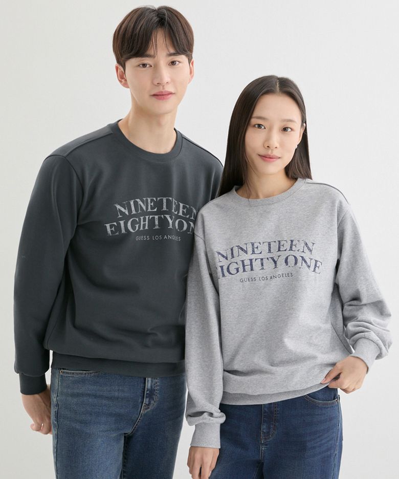 [ON] 2color 유니 그래픽 맨투맨 NP3KE405