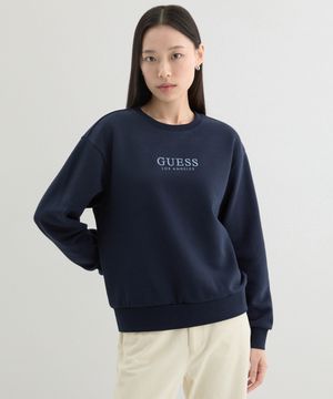 [ON] 2color 여성 기모 세미오버 크롭 맨투맨 OP4KE400