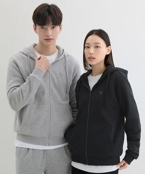 [ON] 2color 유니 기모 후드집업 NP4KE401