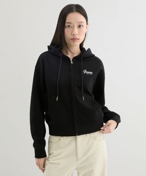 [ON] 3color 여성 CP쭈리 크롭 후드집업 OP3KE400