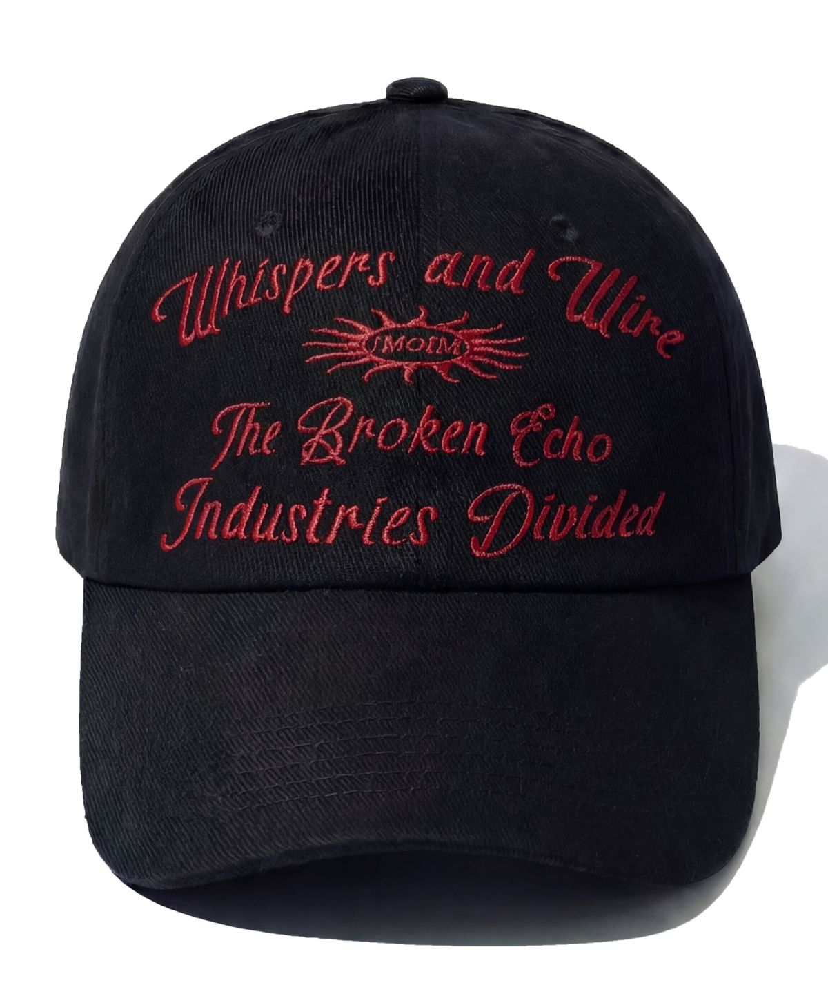 아이돈워너셀(IDWS) Whisper Letter Maxi Cap Black