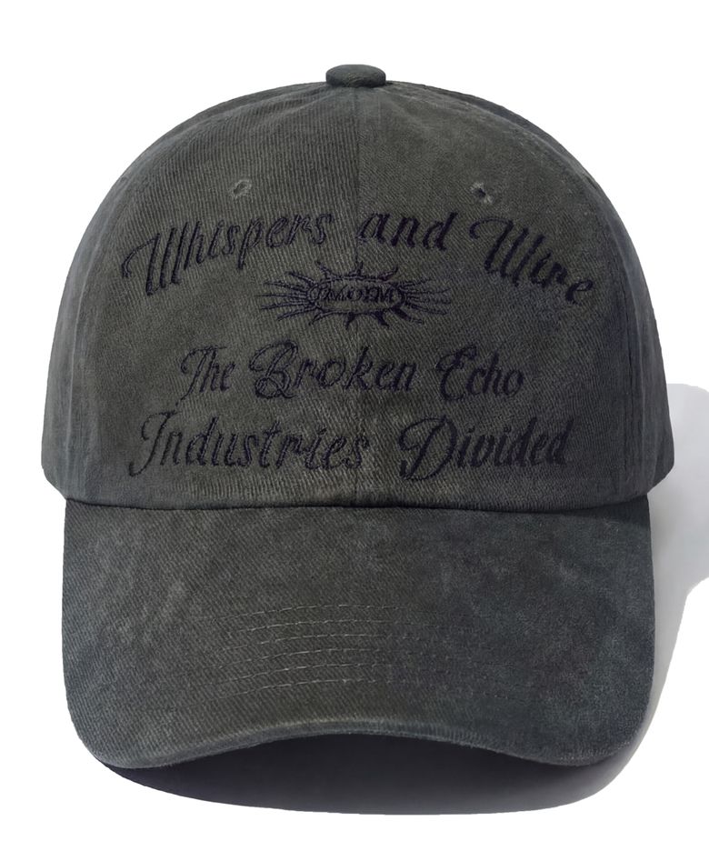 Whisper Letter Maxi Cap Charcoal