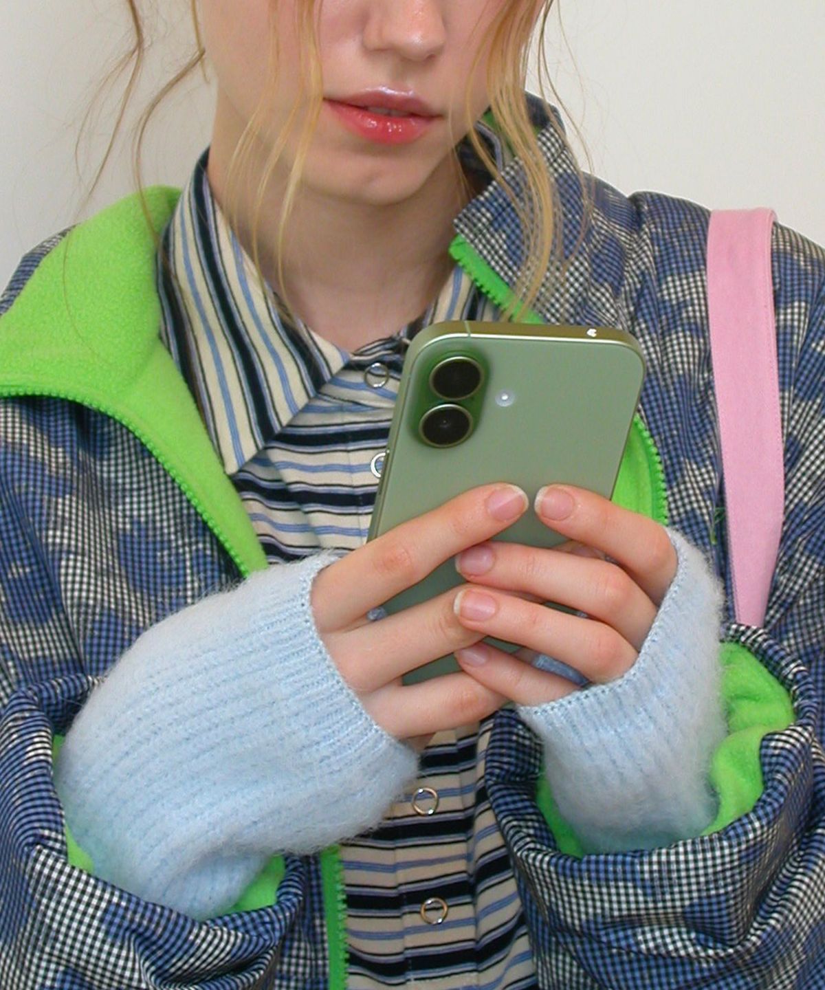 포에브(POEV) Fluffy Hand Warmer - Sky Blue