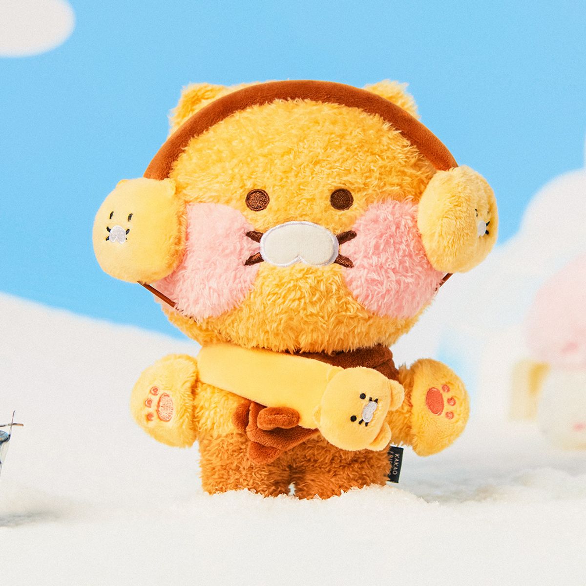 카카오프렌즈(KAKAO FRIENDS) 포슬인형 코스튬_귀마개&목도리&장갑SET