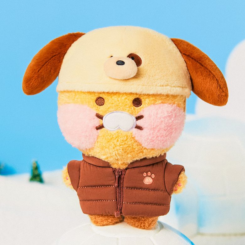 포슬인형 코스튬_강아지&패딩SET