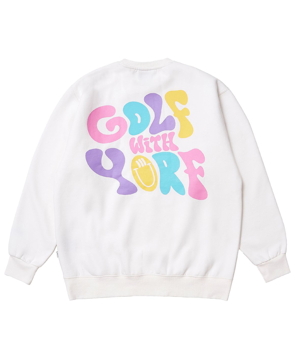 욜프(YORF) YORF SWEATSHIRTS PIGMENT DYEING CHILL PASTEL WHITE 욜프 스웨트셔츠 피그먼트 다잉 칠 파스텔 화이트