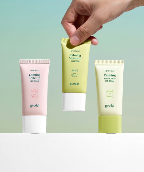 goodal [SET] Goodal Gotu Babica Moisture/Moisture Tone-Up/Green Tone-Up/Mineral Sunscreen 50ml + Mini 3 Types 25ml