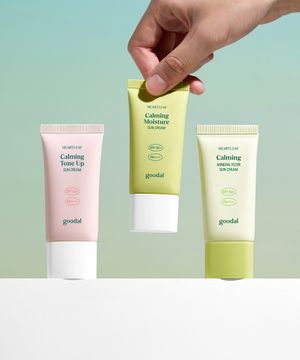 [SET] 구달 어성초 수분/수분톤업/그린톤업/무기자차 선크림 50ml + 미니 3종  25ml