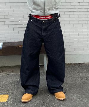 TX302 커브드 배기 벌룬 데님 (생지)