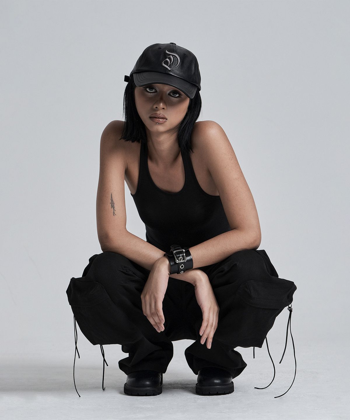 오도어(ODOR) Lark leather cap