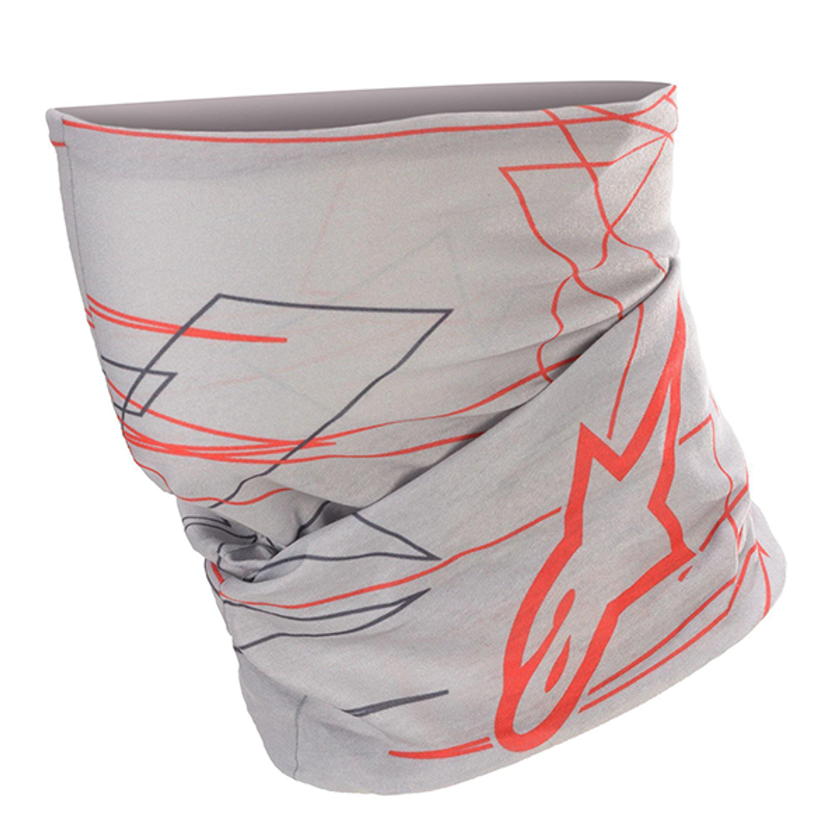 알파인스타즈(ALPINESTARS) MM93 NECK TUBE MID GRAY DARK GRAY RED OS OS
