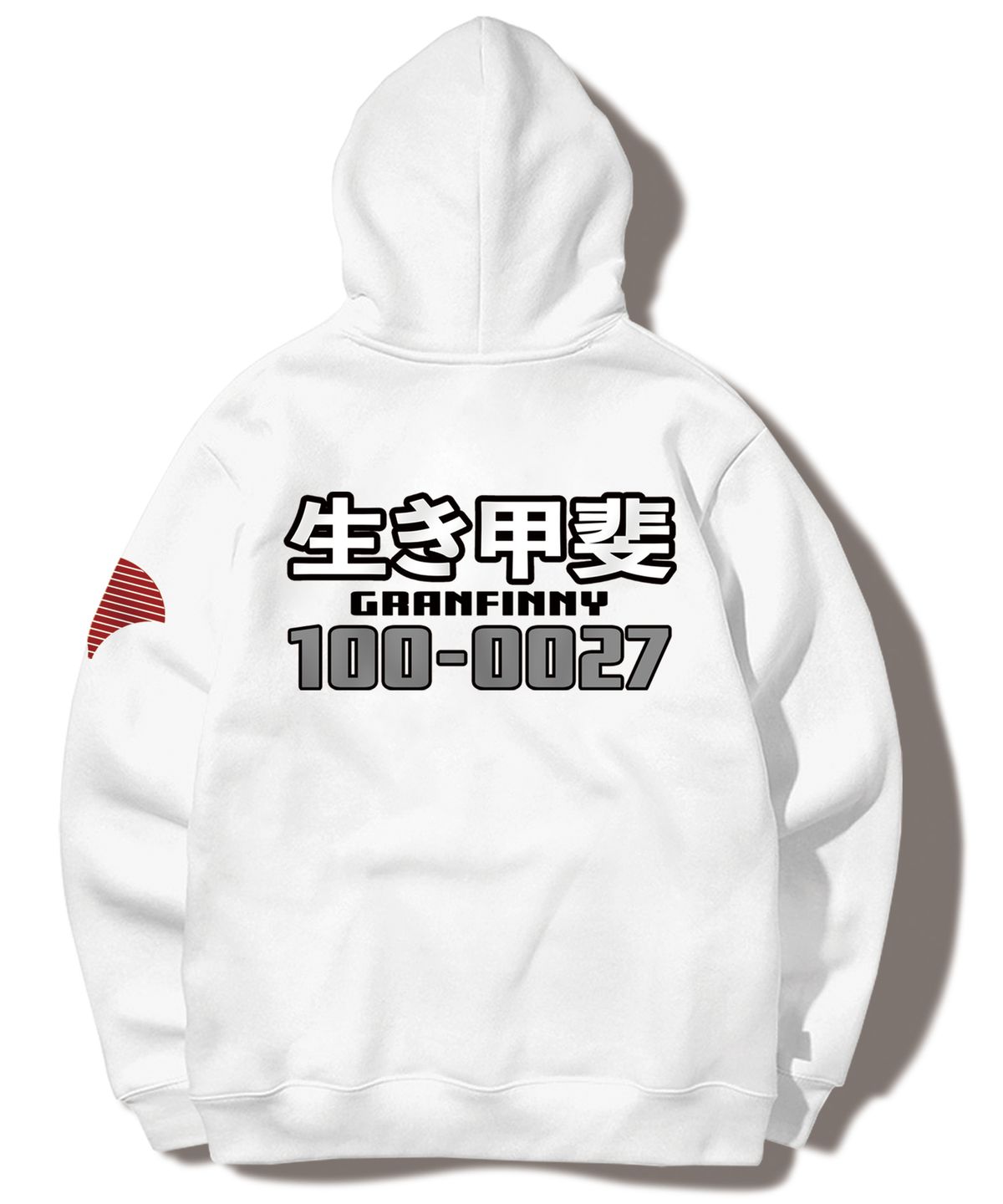 그랜피니(GRANFINNY) Tokyo_100-0027 후드 티셔츠- WHITE