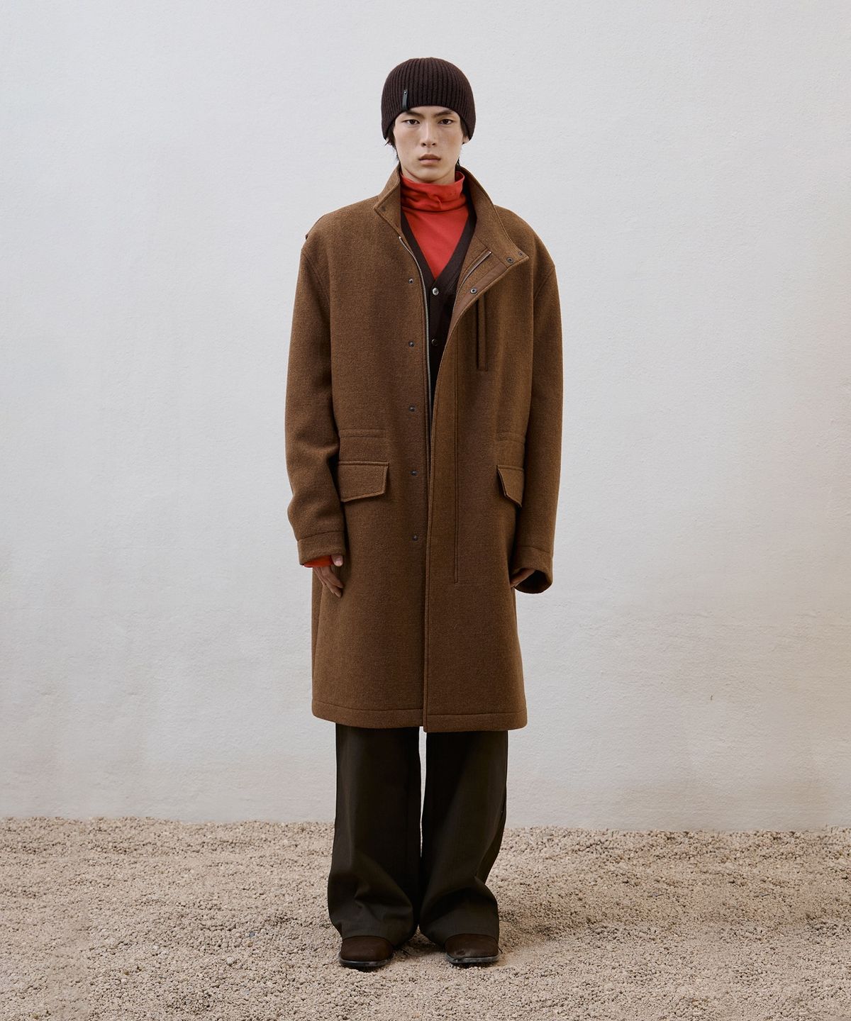 유스(YOUTH) Military Coat - Camel