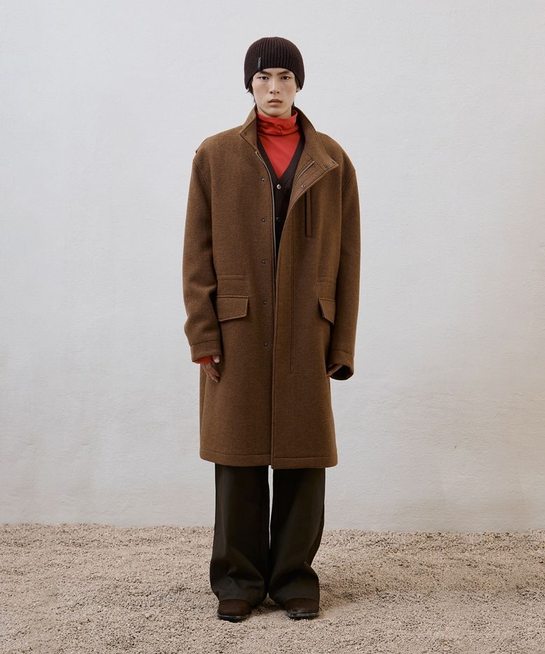 Military Coat - Camel