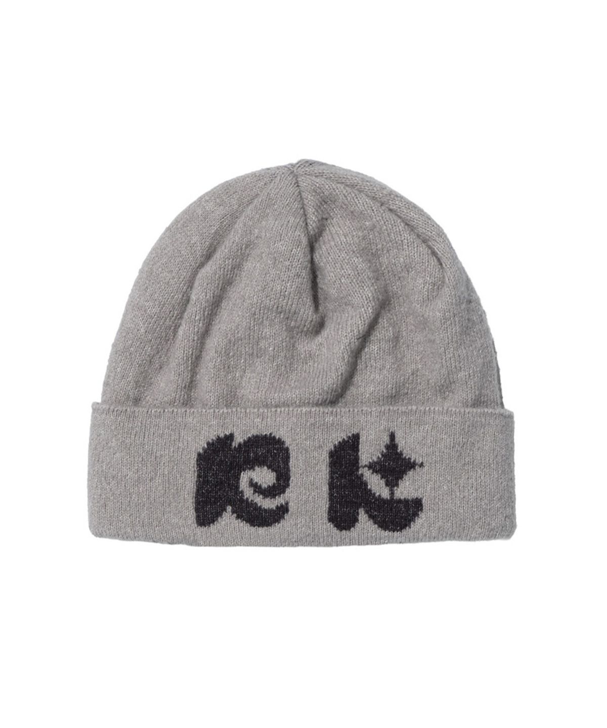 뉴키치(NEWKITSCH) NK LOGO JACQUARD BEANIE (MELANGE)