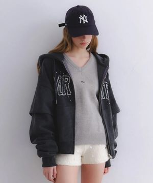 [기모]피그먼트 레이어드 후디 집업_Winter Zip-UP