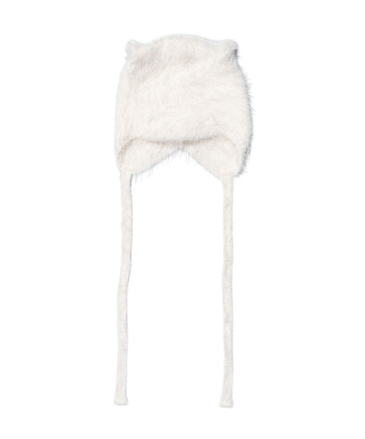 뉴키치(NEWKITSCH) CAT EARS KNIT BEANIE (IVORY)