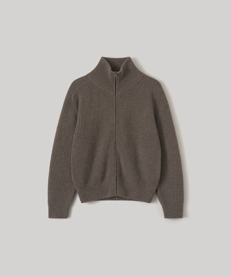 Driving Knit Blouson (Wenge Wood)