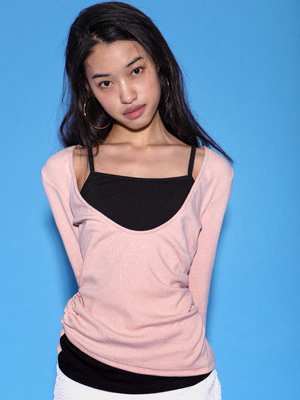 올드 메모리 레이어드 언발란스 롱슬리브 (일체형_7 Colors)