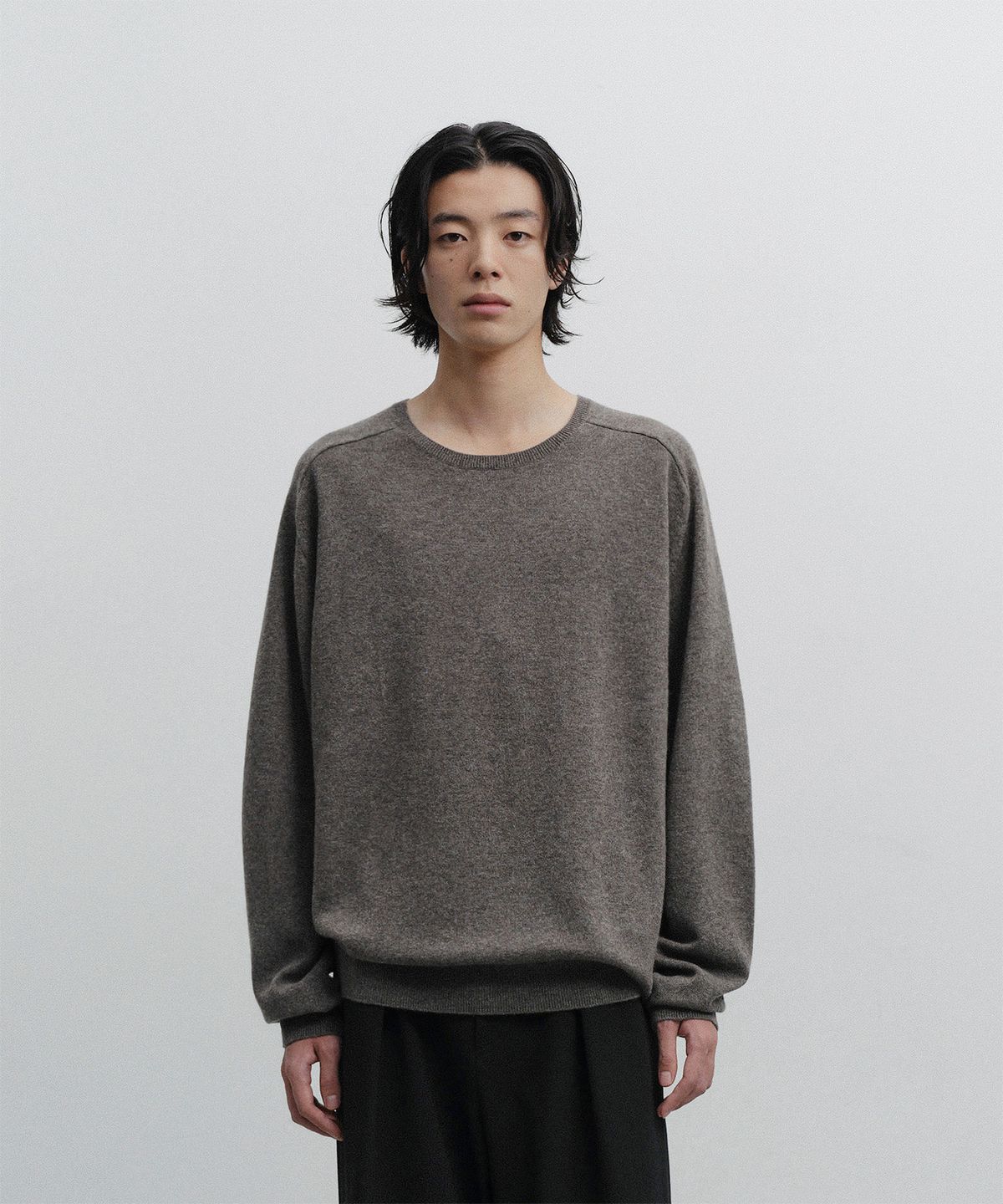 어나더 오피스(ANOTHER OFFICE) Ensemble Cashmere Knit (Soil)