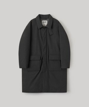 Ample Down Long Coat (Charcoal)