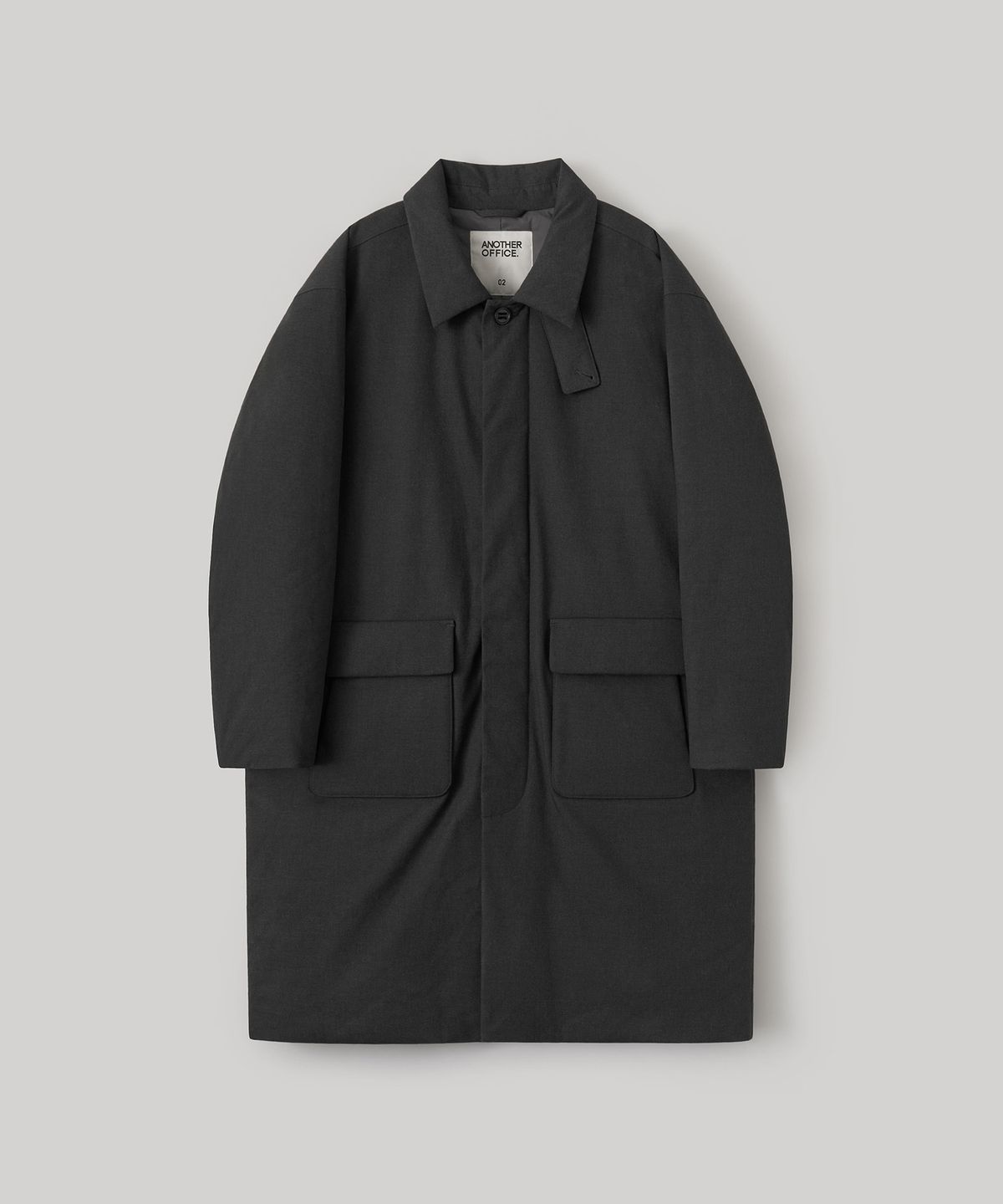 어나더 오피스(ANOTHER OFFICE) Ample Down Long Coat (Charcoal)