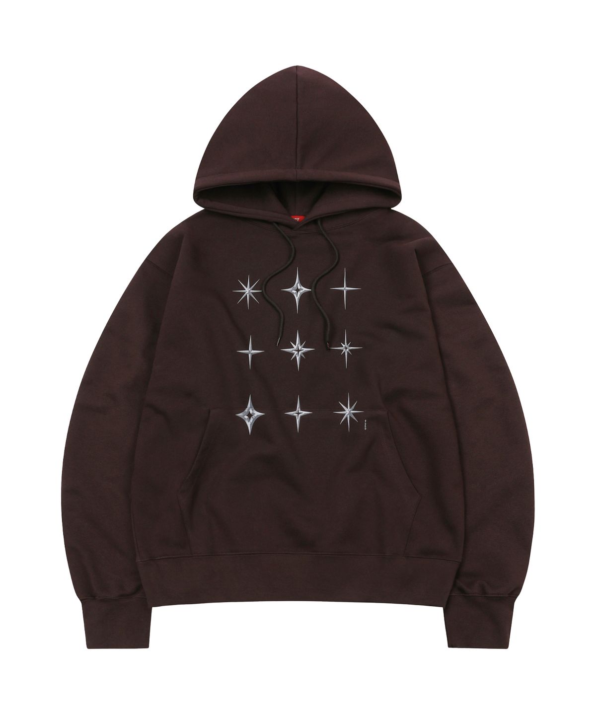 에스이에스티(S'EST) Chrome Star Hoodie Brown