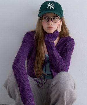 유엘 크로쉐 리버시블 니트 가디건_Uel Cardigan_2 colors