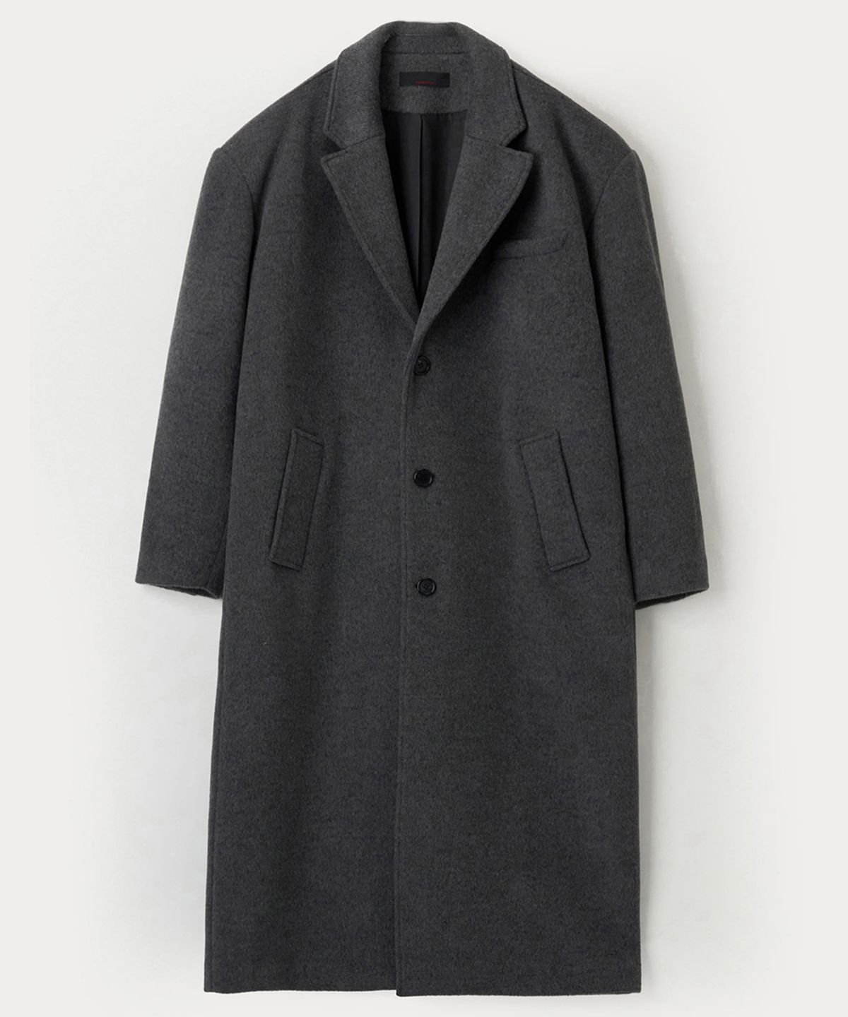 애니타임로릭(ANYTIME LOREAK) MOSS OVERFIT SINGLE COAT - CHARCOAL