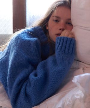 엔르 라운드 레글런 루즈 니트_Enre Knit_2colors