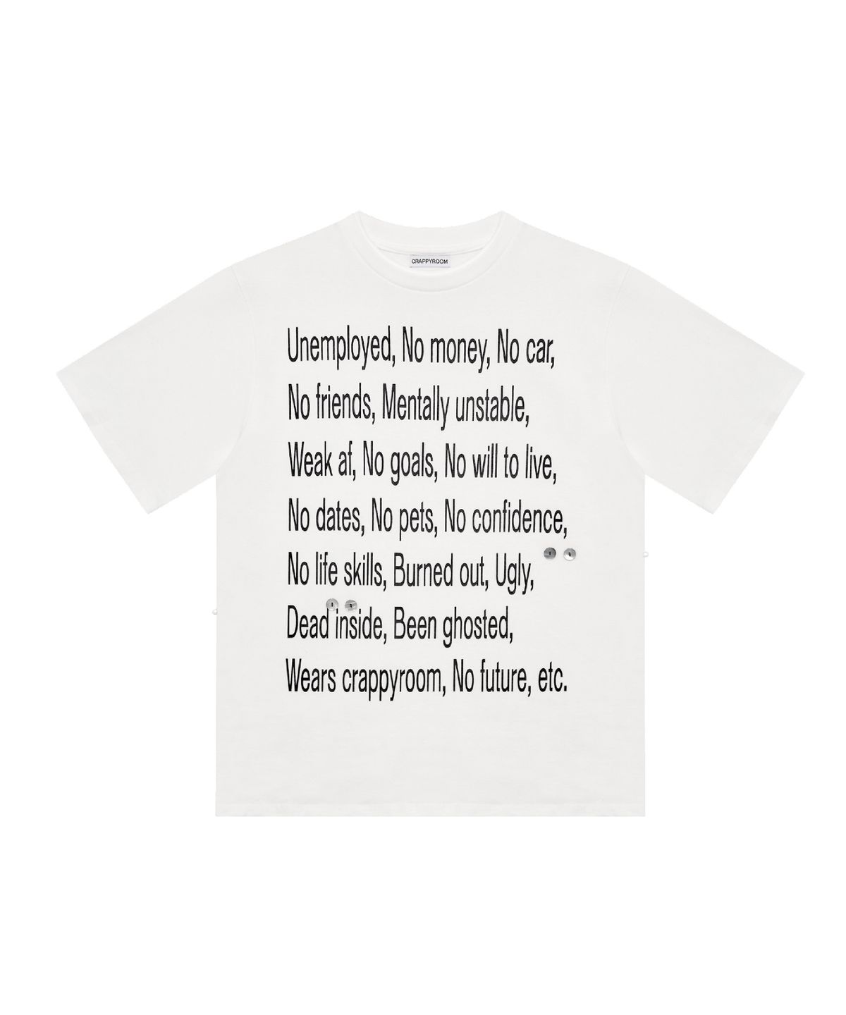 크래피룸(CRAPPYROOM) LOSERS’ UNIFORM (WHITE)