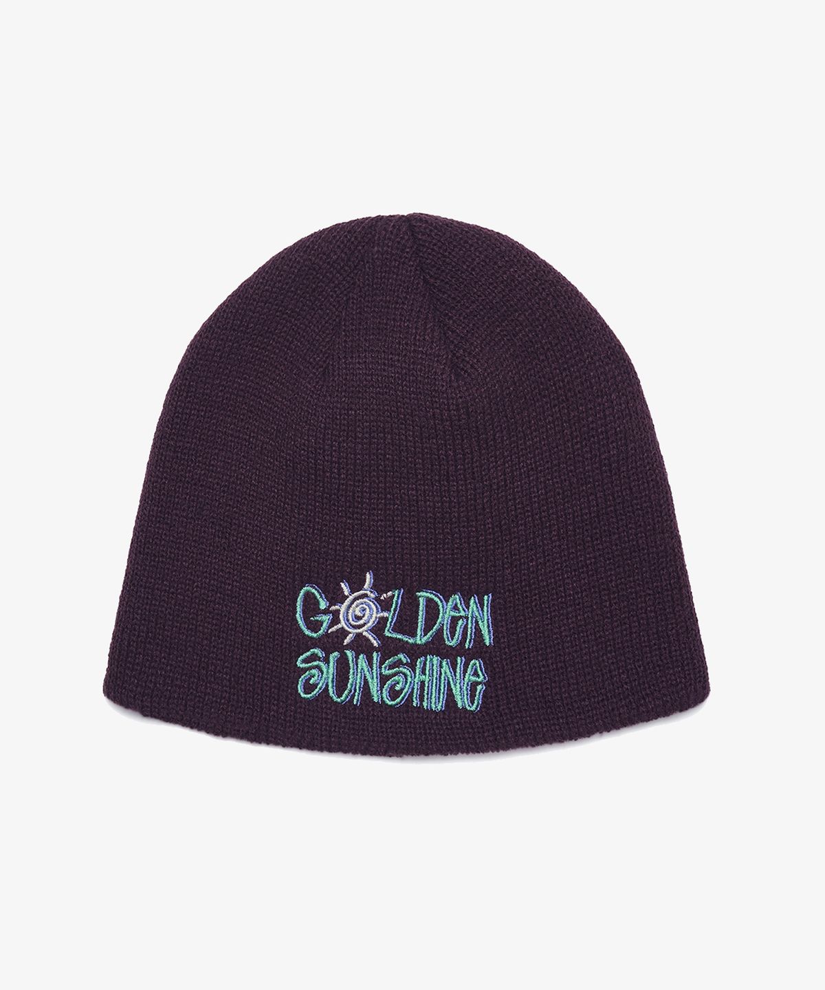 골든선샤인(GOLDEN SUNSHINE) Sunshine logo beanie_Plum purple