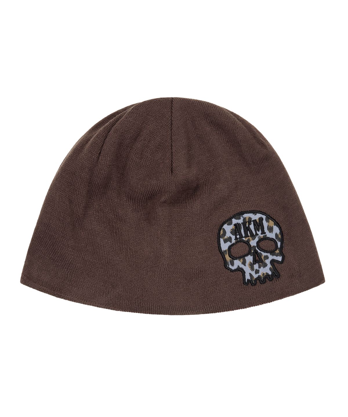 아캄(AAKAM) Skull Beanie (Brown)