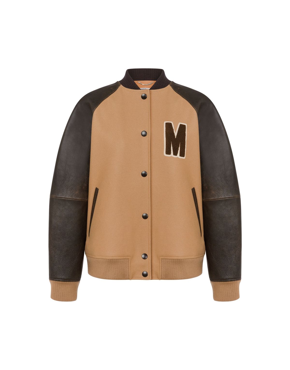모스키노(MOSCHINO) 울 패브릭 보머 재킷