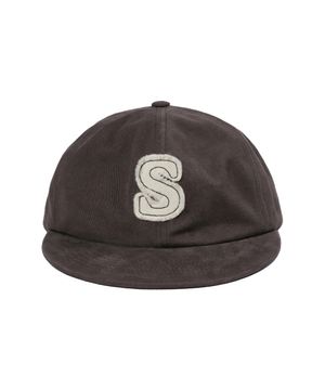 Stitch S Applique Cap Brown
