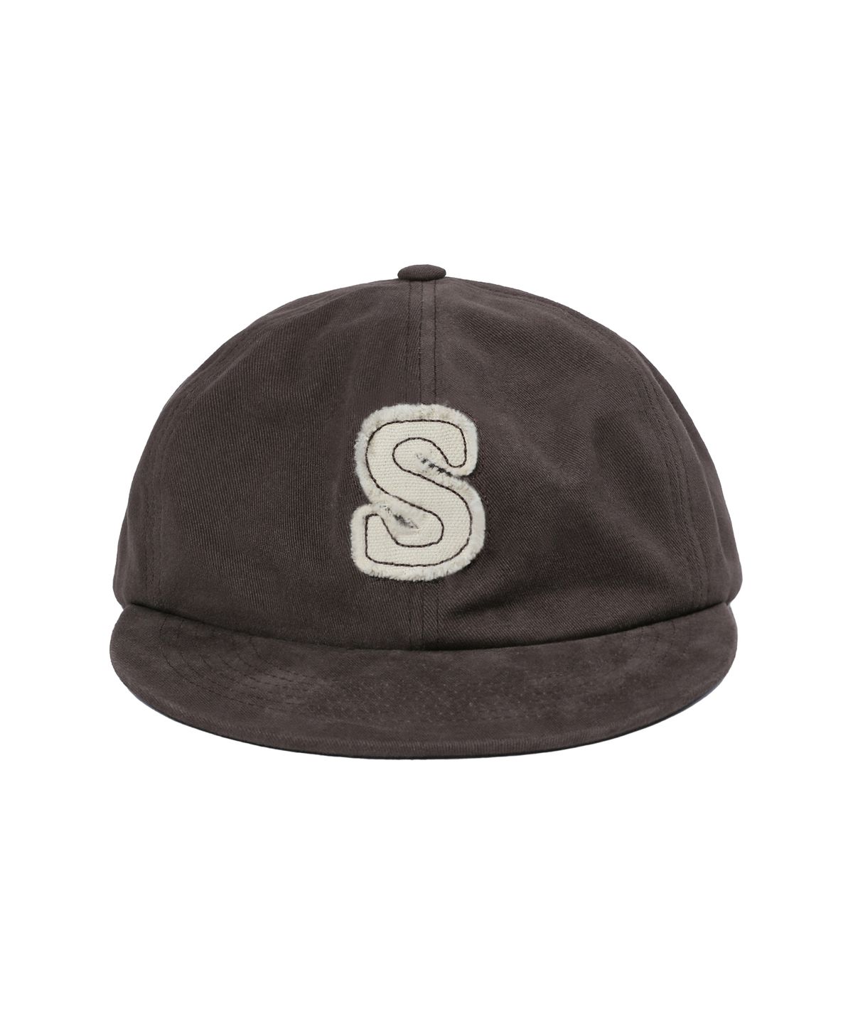 에스이에스티(S'EST) Stitch S Applique Cap Brown