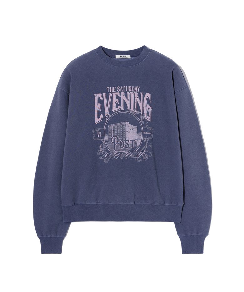 Art&History Graphic Sweat Shirt_Navy