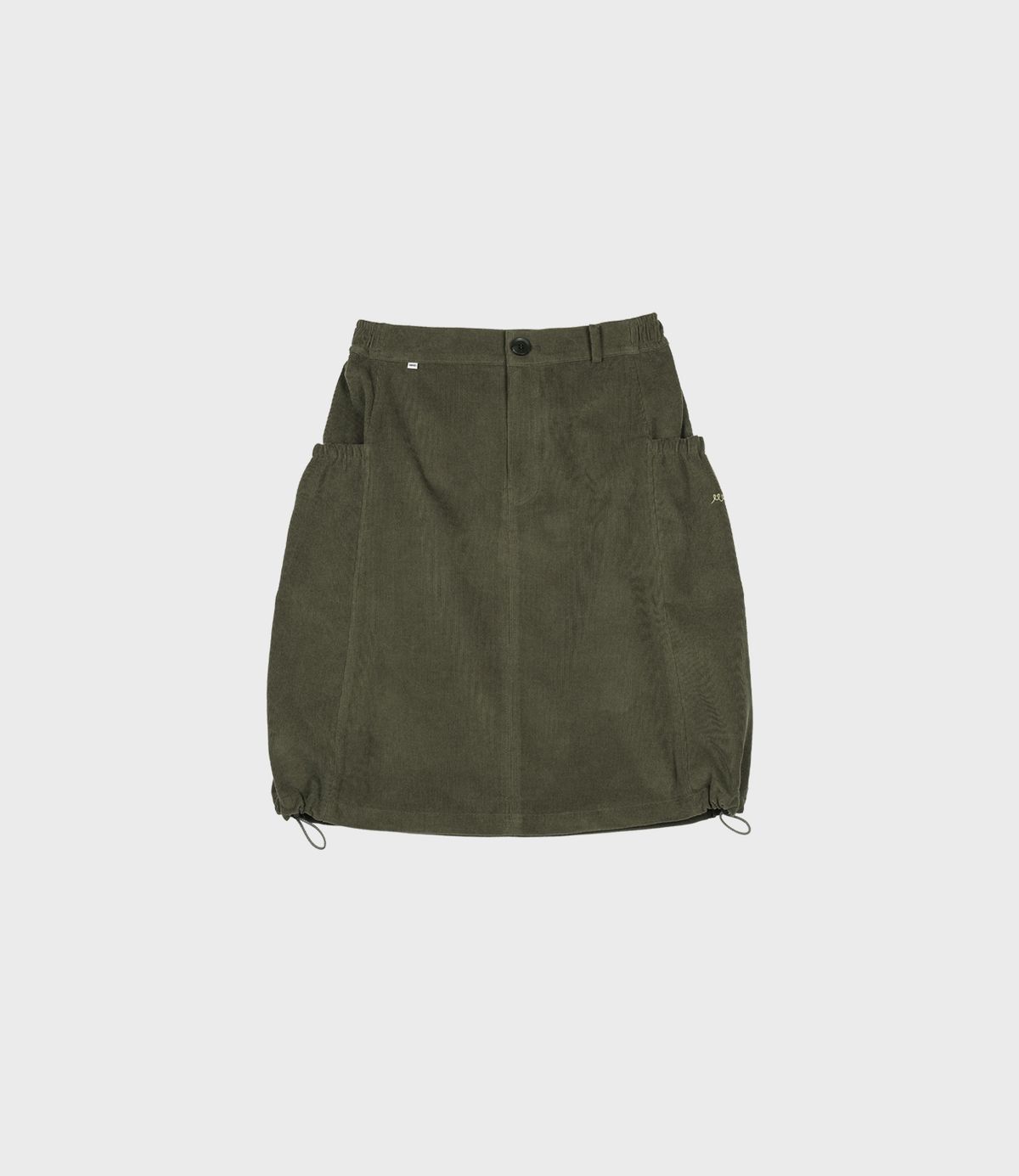 에메모가든(MMOGARDEN) (w) pumpkin corduroy midi skirt (2colors)