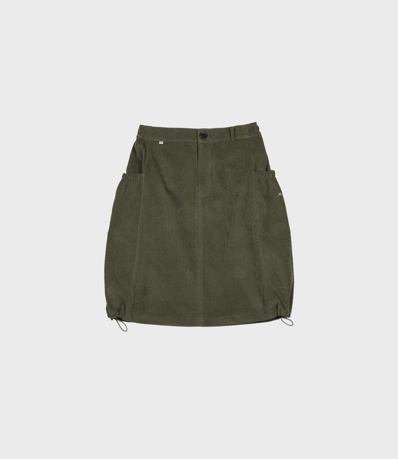 (w) pumpkin corduroy midi skirt (2colors)