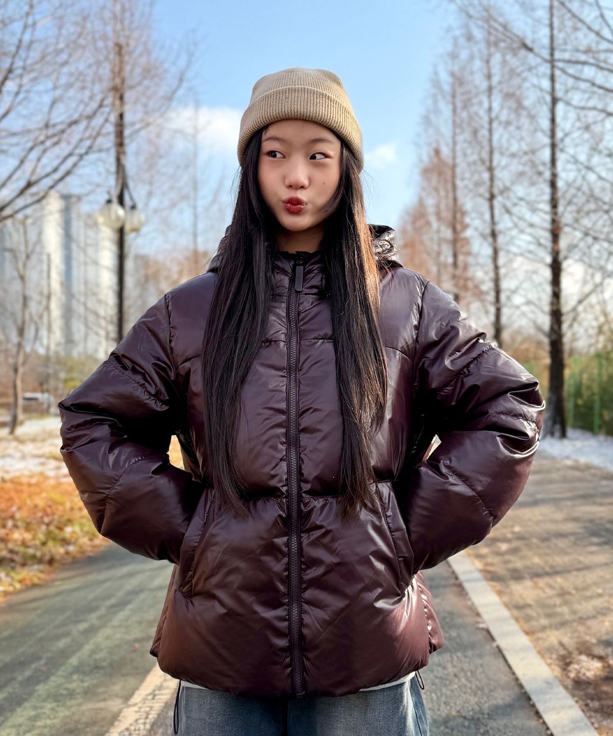 행텐 틴즈(HANGTEN TEENS) 틴즈 여아 다운 점퍼_137(14540-113-801-49)