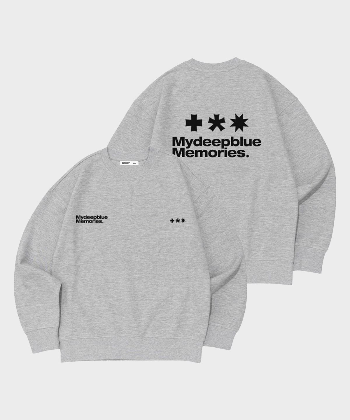 마이딥블루메모리즈(MY DEEP BLUE MEMORIES) MM SYMBOL LOGO MTM (GREY)